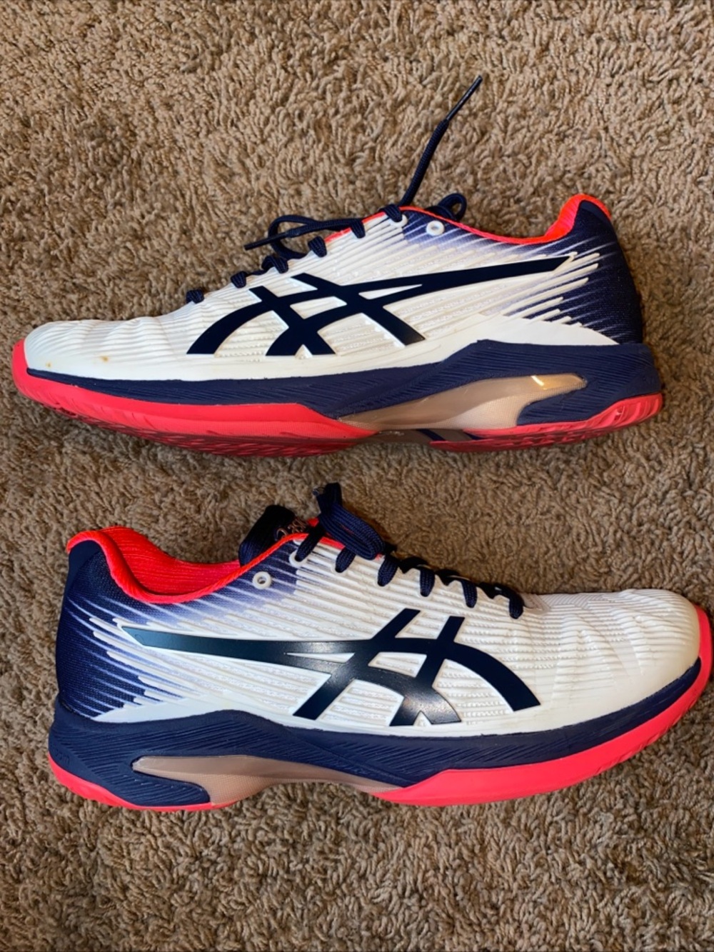 ASICS Solution Speed Shoes Pink Glow Women’s Size 8.5 Tennis Pickleball Athletic - Picture 5 of 9